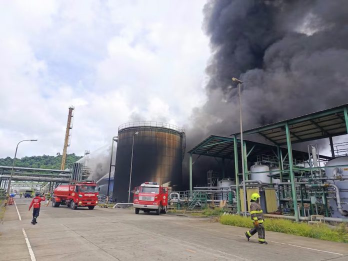 Incendio Refinería Esmeraldas