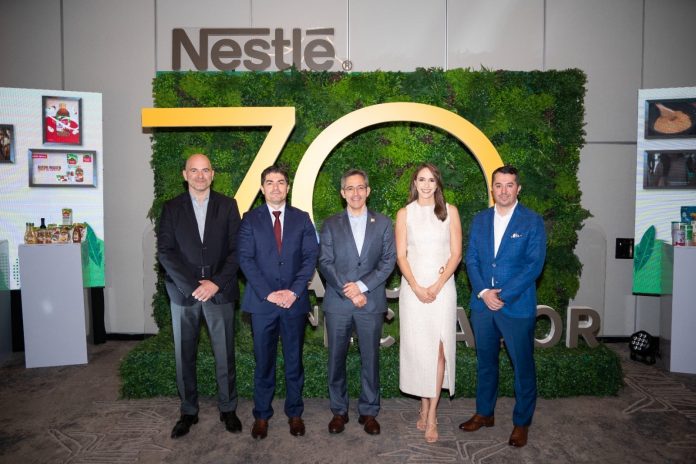 El anuncio se realiza en el marco de los 70 años de operación de Nestlé Ecuador, empresa reconocida por MERCO como la número 1 en reputación.