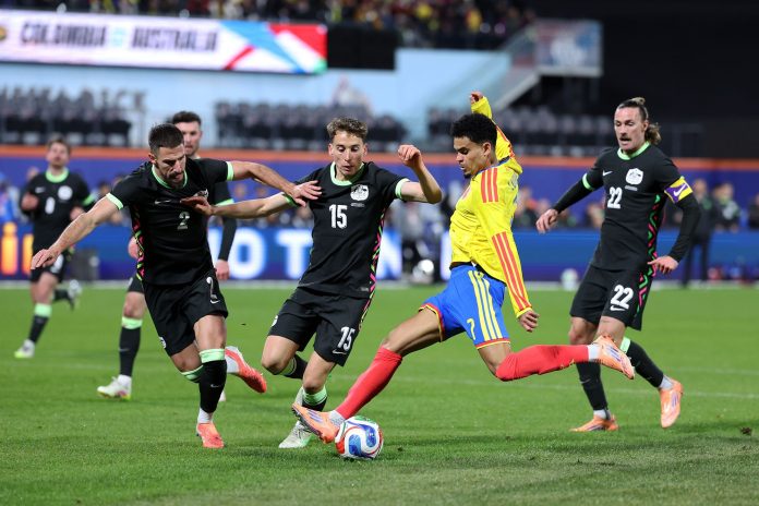 Luis Díaz, jugador de Colombia